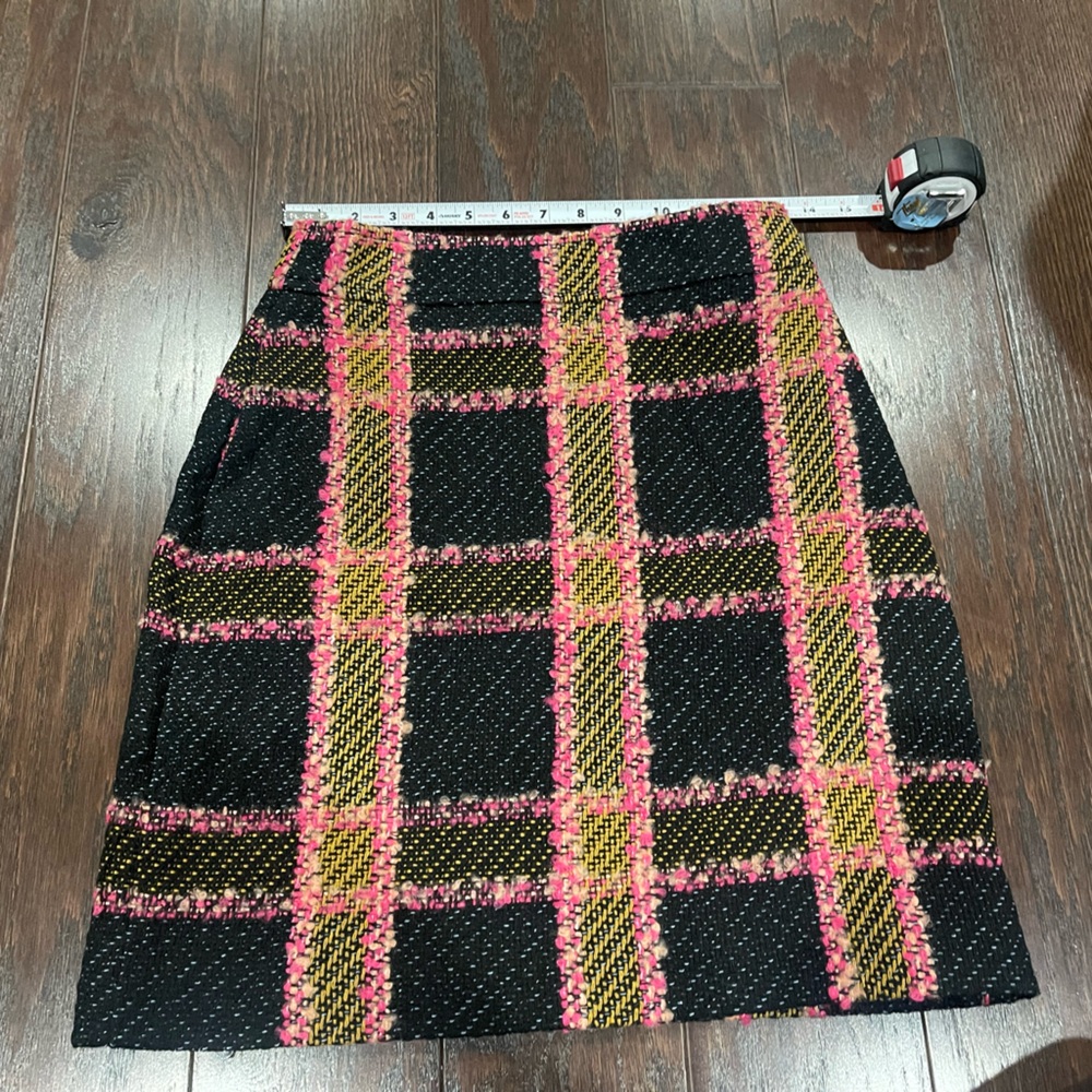 Boden Estella Check SkirtSapphire, Azure Geo Women Wool-blend  2 NEW  Sold Out - Picture 6 of 12